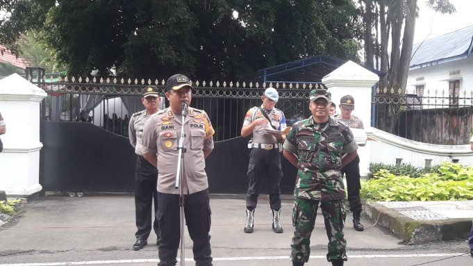 Kapolres Kotamobagu Pimpin Pengamanan Malam Takbir 1440 H