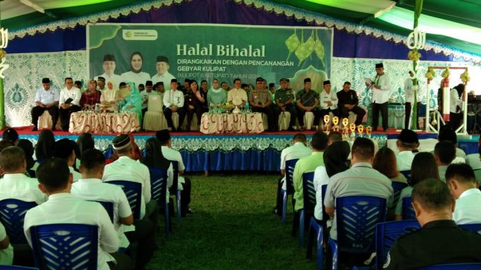 Kapolres Kotamobagu Hadiri pelaksanaan Halal bil Halal dan gebyar Kulipot dan ketupat