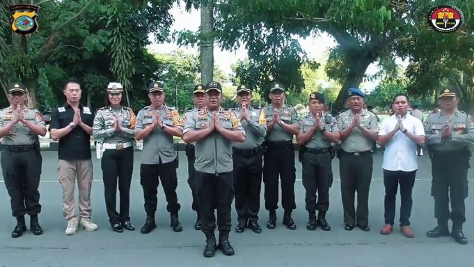 Apel Kesiapan Pengamanan Polres Kotamobagu malam Takbiran Idul Fitri 1440 H/2019 M