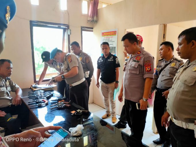 Wakapolres Kotamobagu cek Senpi & Randis Polsek jajaran Bolsel!