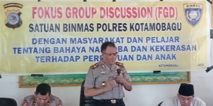 Sat Binmas gelar Focus Group Discussion di Desa Iyok Nuangan Boltim