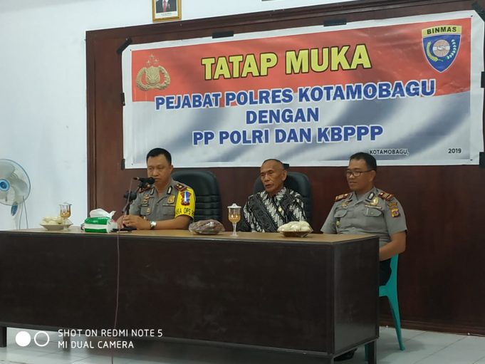 Tatap Muka dengan PP Polri, Wakapolres Kotamobagu : Kami butuh wejangan Purnawirawan