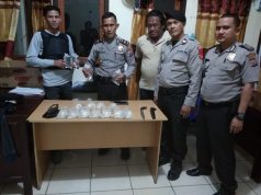 Barang bukti hasil sitaan Polsek Passi