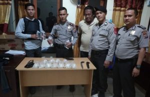 Barang bukti hasil sitaan Polsek Passi