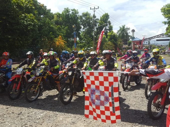 Kapolres Kotamobagu buka TRAIL ADVENTURE Kapolres Cup Season II 2019