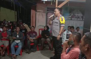 Berikan himbauan di Kec.Bolaang Timur, Wakapolres : “Semua sudah diatur oleh Allah SWT”.