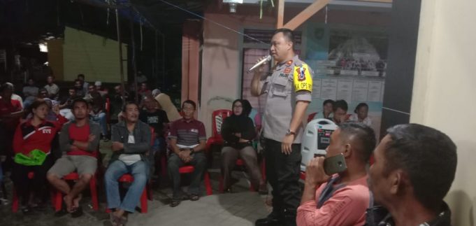 Berikan himbauan di Kec.Bolaang Timur, Wakapolres : “Semua sudah diatur oleh Allah SWT”.