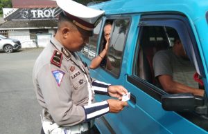 Gelar operasi rutin, 94 Pelanggar terjaring Sat Lantas Polres Kotamobagu.