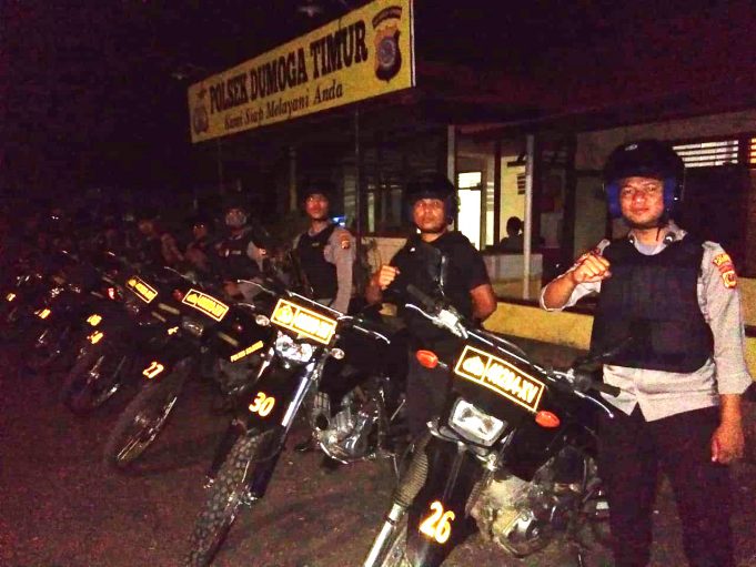Jelang Putusan Sangadi Terpilih 105 Desa, Polres Kotamobagu Intensifkan Patroli