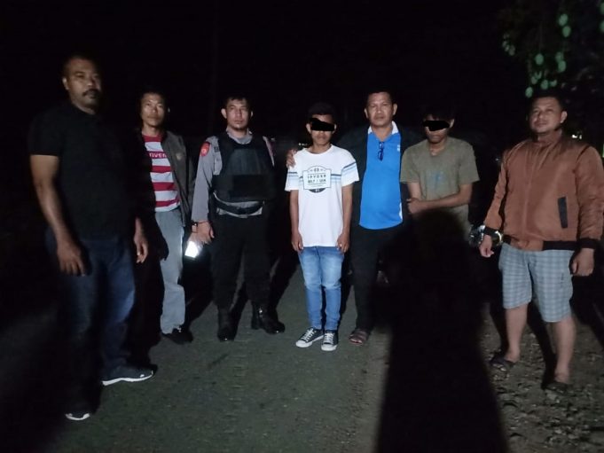 Respon cepat, hanya dalam waktu 1 jam pelaku penikaman di Ibolian berhasil di bekuk Polsek Dumoga Barat.