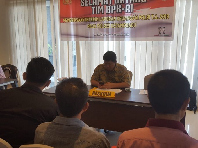 BPK-RI periksa laporan keuangan Polres Kotamobagu tahun anggaran 2019