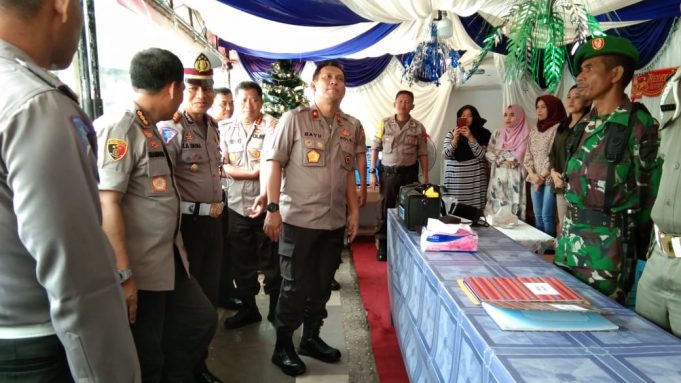 Diketuai Jendral bintang satu, Pemeriksaan kesiapan pengamanan Operasi Lilin di Polres Kotamobagu mendapat apresiasi dari Team Supervisi