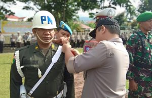 Gelar pasukan operasi “Lilin Samrat 2019” Polres Kotamobagu siap amanakan Natal & pergantian tahun
