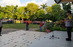 Siagakan seluruh Personil menyonsong tahun baru 2020, Kapolres,” Bertugaslah secara ikhlas, jadikan untuk tujuan ibadah”.