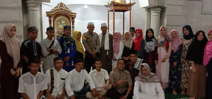 Tabligh Akbar Tanoyan Utara, Da’i Kamtibmas Polres Kotamobagu ajak pemuda hijrah awali tahun 2020 dengan tausiyah dzikir dan doa