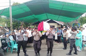 Polres Kotamobagu beserta jajaran turut berduka cita atas meninggalnya IPTU (Purn) Hariyanto Mamonto, SH