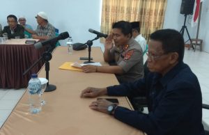 Ormas Laskar Bogani Indonesia tatap muka dengan Kapolres Kotamobagu.