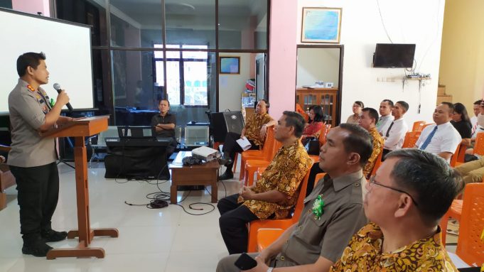 Kapolres Kotamobagu sambangi Kantor Daerah Gereja Advent Kotamobagu ajak dukung Harkamtibmas