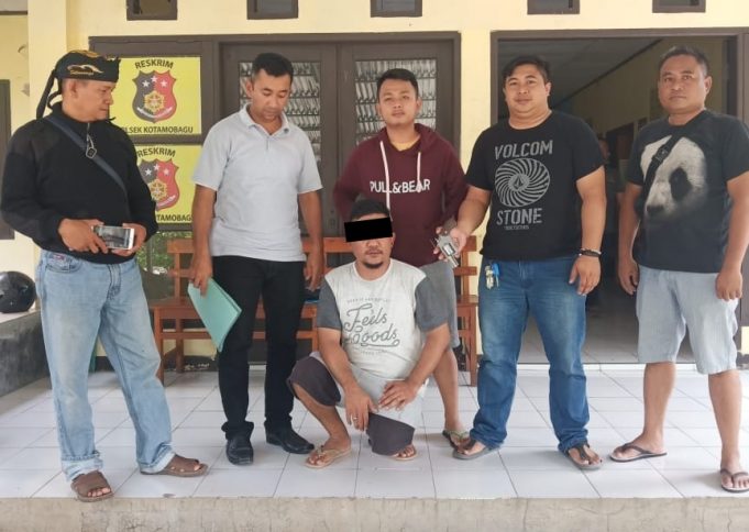 Todongkan senjata dan aniaya pemuda dengan Airsoftgun, warga Molinow akhirnya ditangkap Polsek Kotamobagu