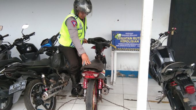 Jadikan “Jalur dua” arena balap liar dadakan, Kasat Lantas buat para Pelaku kocar-kacir.