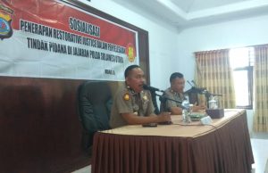 Polres Kotamobagu terima sosialisasi Restorative Justice penyelesaian tindak pidana oleh Bidkum Polda Sulut