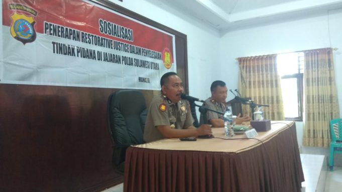 Polres Kotamobagu terima sosialisasi Restorative Justice penyelesaian tindak pidana oleh Bidkum Polda Sulut