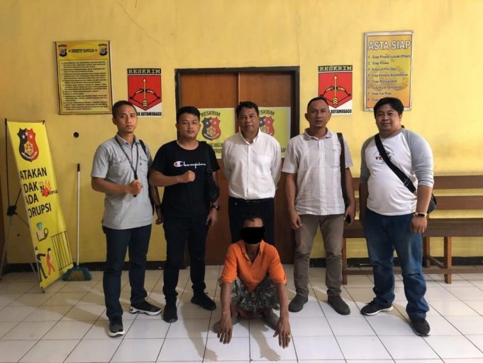 Pelaku Cabul bocah 7 tahun akhirnya ditangkap Polsek Kotamobagu di wilayah Lolak