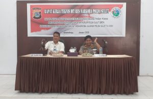 Direktorat Narkoba Polda Sulut gelar Rakernis tindak pidana peredaran gelap Narkoba