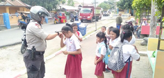 Atensi 8 kebijakan Kapolda Sulut, Satuan Sabhara jamin Kamtibmas dengan inovasi “Sanjung”nya.
