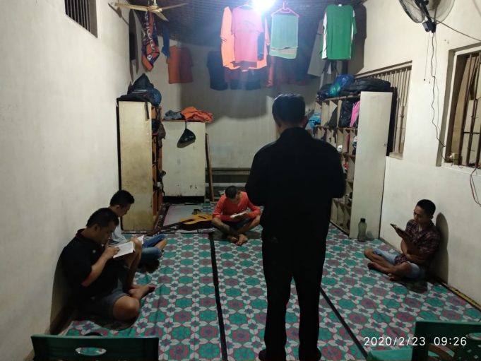 Tanamkan nilai spritual & tumbuhkan pikiran positif, Para penghuni Rutan Polres Kotamobagu wajib laksanakan ibadah