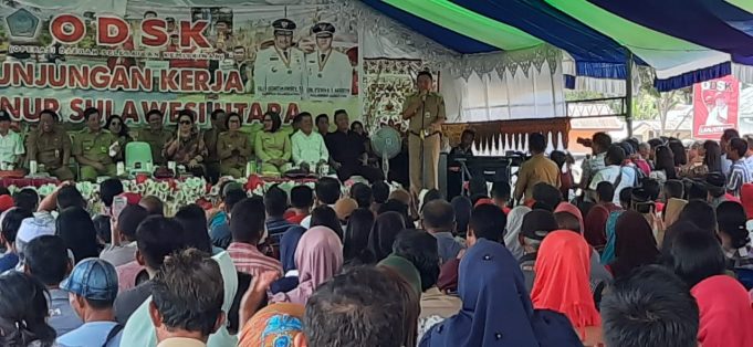 Polsek Lolayan Bantu Pengamanan Kunjungan kerja Gubernur Sulut di Desa Kopandakan 2