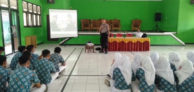 Da’i Kamtibmas sambangi MAN 1 Kotamobagu himbau jauhi kenakalan remaja