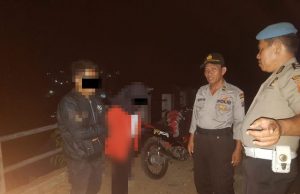 Pacaran di puncak kuburan, dua remaja di Interogasi tim Patroli Polsek Kotamobagu