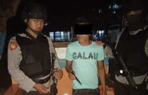 14 Motor knalpot bising dan seorang pemuda bawa Sajam diamankan Timsus Anoa Polres Kotamobagu
