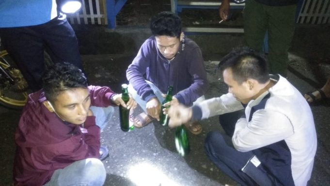 Amankan 3 Pemuda Kecamatan Lolayan yang pesta Miras jelang Ramadhan, Polres Kotamobagu apresiasi Sangadi & Masyarakat Bungko.