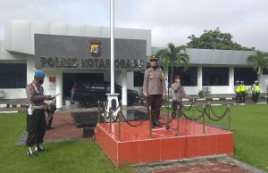 Jelang May Day , Polres Kotamobagu laksanakan Apel Kesiapsiagaan