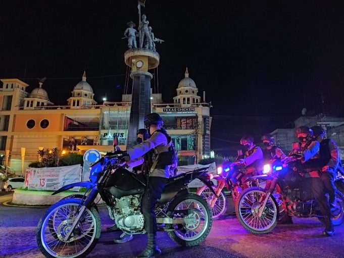 Tak ada Pawai keliling, Kapolres Kotamobagu pantau langsung pengamanan malam Takbiran