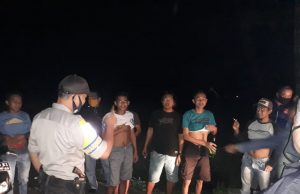 Laksanakan giat KRYD, Polsek Kotamobagu amankan 7 pemuda yang berpesta miras.