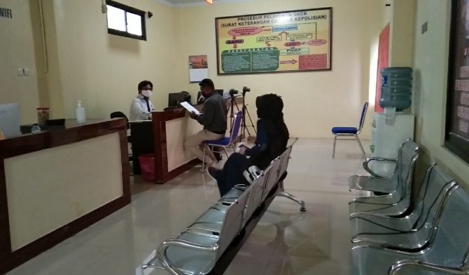 Pelayanan pengurusan SKCK di Polres Kotamobagu kembali dibuka, protokol kesehatan tetap diberlakukan.