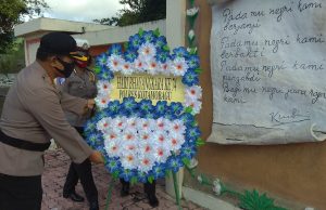Jelang Hari Bhayangkara ke 74, Kapolres Kotamobagu pimpin Ziarah ke TMP