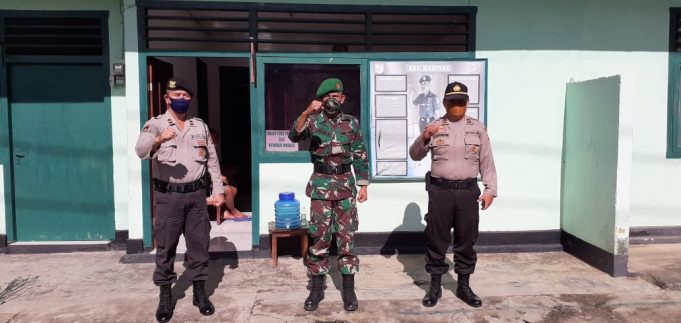 Jalin Sinergitas, Kapolsubsektor Passi Timur bersama Kapolsubsektor Kotamobagu Utara Sambangi Koramil dan Kantor Camat Passi Timur