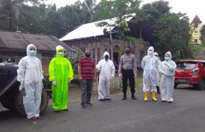 Gandeng Puskesmas, Camat & Kapolsubsektor Bilalang cegah virus Corona.
