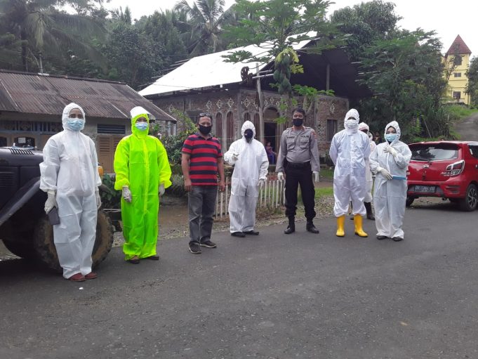 Gandeng Puskesmas, Camat & Kapolsubsektor Bilalang cegah virus Corona.