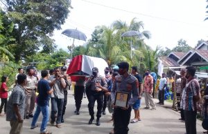 Aiptu Purnawirawan Syarifudin berpulang, Polres Kotamobagu makamkan secara kedinasan Polri
