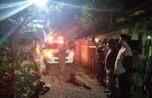 Kapolsek Kotamobagu dampingi Prosesi pemakaman pasien Covid-19 sesuai protokol.