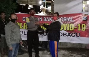 Polres Kotamobagu kembali laksanakan Bakti Sosial Polri peduli Covid-19