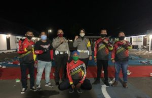 Tekan angka kecelakaan dan penggunaan knalpot bising, Sat Lantas Polres Kotamobagu gandeng Komunitas Motor roda dua