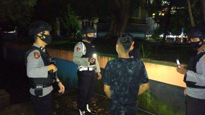 Team Anoa Polres Kotamobagu himbau protokol kesehatan 3M