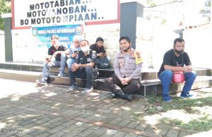 Cegah covid-19, Kapolres Kotamobagu Coffee Morning ajak Awak Media andil dalam Operasi Yustisi