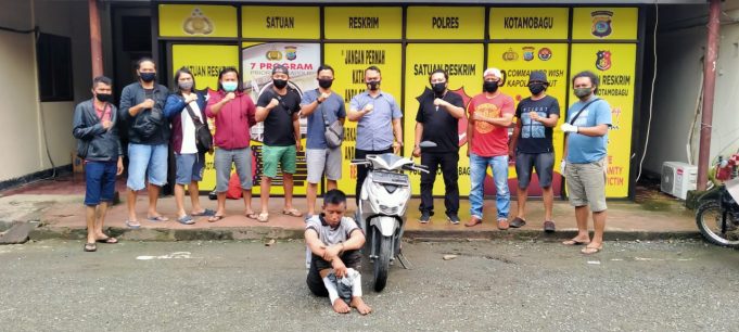 Berusaha melarikan diri Resmob lumpuhkan pelaku Curanmor lintas Provinsi.
